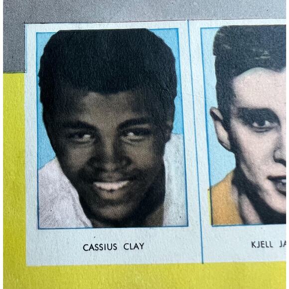 Original 1962 Swedish Rekord Journal Magazine Cassius Clay Muhammad Ali Rookie - Picture 2 of 5